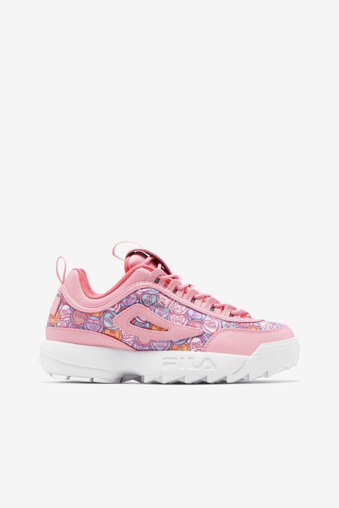 Fila Sneakers Disruptor 2 Valentine's Day Womens Pink - India ISR-416239